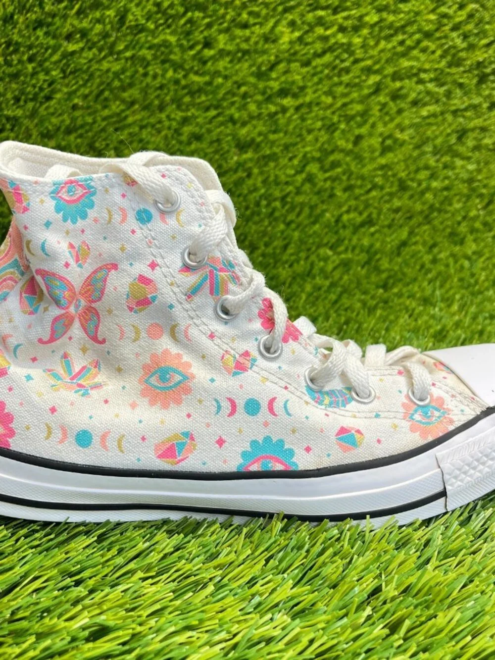 Converse Chuck Taylor All Star Mystic Boys Size 6Y White Athletic Shoes Sneakers